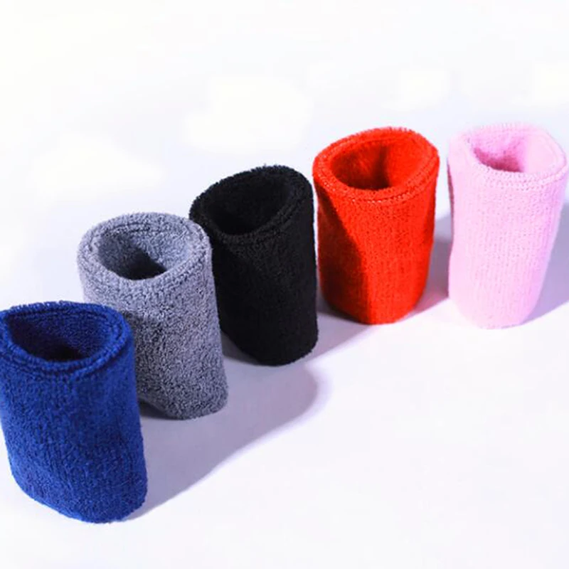

Comfortable Cotton Wrist Support Brace Women Men Sports Sweatbands Hand Protection Running Badminton Baseball Tennis Wristband