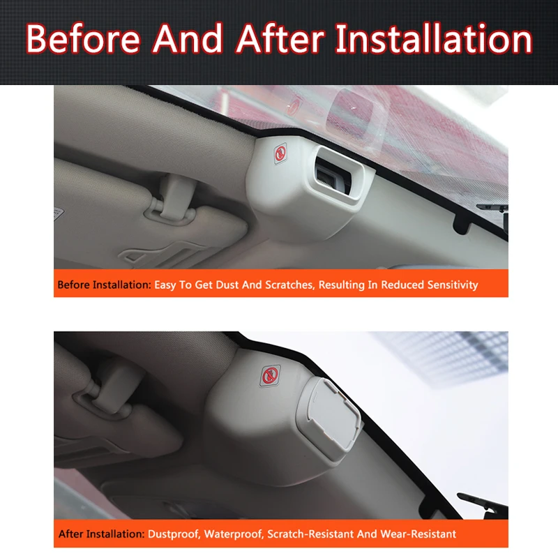 

Пыленепроницаемая крышка QHCP с автоматической тормозной системой, передней камерой, 1 пара для Subaru Forester 2019-2022, Модифицированная Защитная пле...