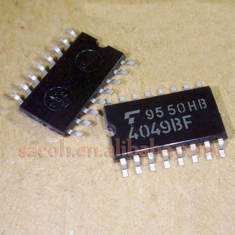 

10 шт./лот Новинка OriginaI TC4049BF 4049BF или TC4049BFN или TC4050BF или TC4050BFN лапками углублением SOP-16 один 8-канальный видео мультиплексор/DEMULTIPLEXE