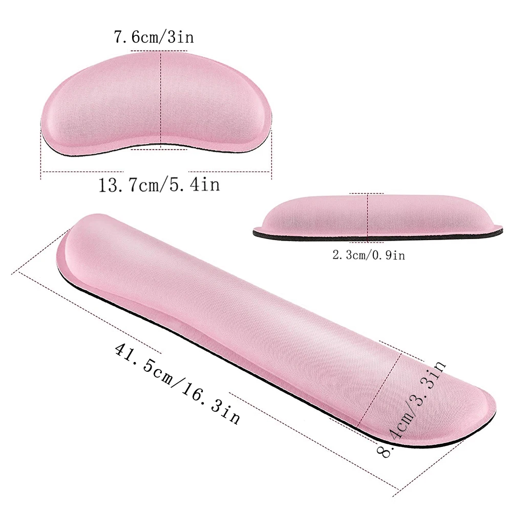 Ноутбук памяти хлопок мышь/клавиатура запястье pad набор для запястья поднятые