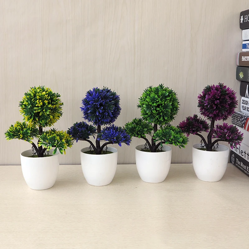 Сакура снежок искусственные растения Трава шар бонсай искусственное дерево