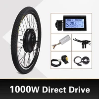 48v 1000w e bike kit electric bike conversion kit xf39 xf40 30h driect drive motor kit mxus brand led lcd display freehub