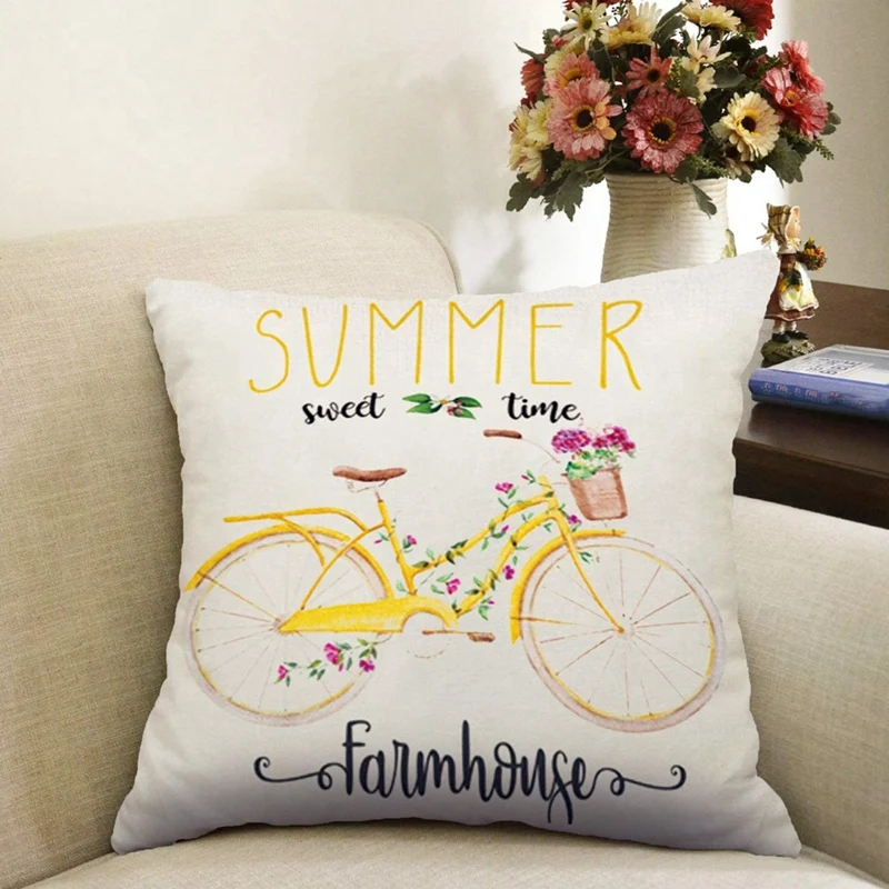 Чехлы на подушки с застежкой молнией для дивана гостиной домашнего