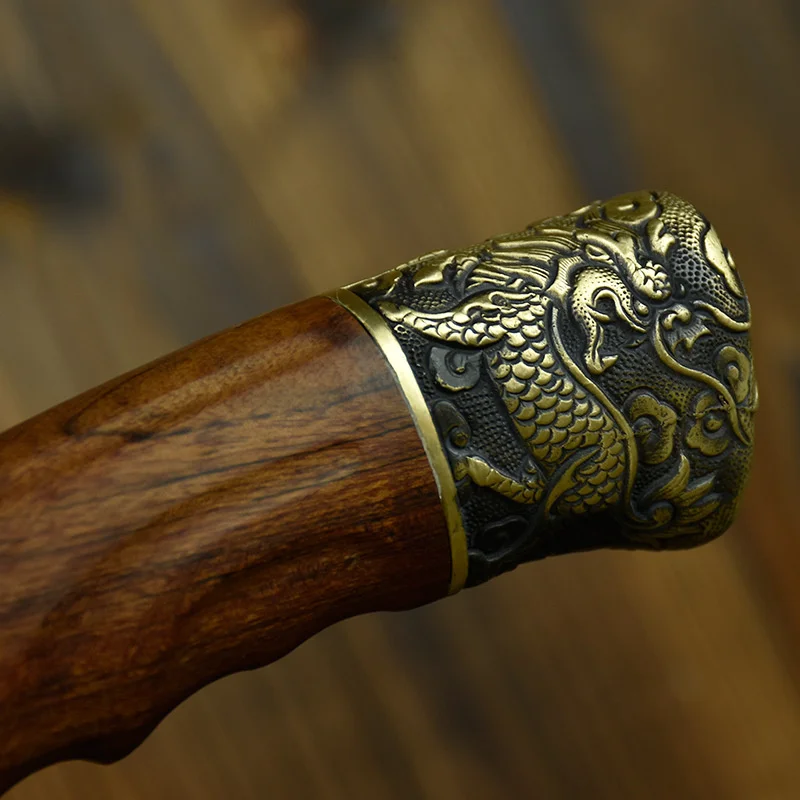 Нож для резки кости в виде головы дракона Ручная ковка нож и мяса двойного