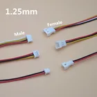100 компл.лот разъем Micro JST 1,25 мм 2Pin 3Pin 4Pin штекер и гнездо разъем с проводами кабели светодиодные ленты разъемы