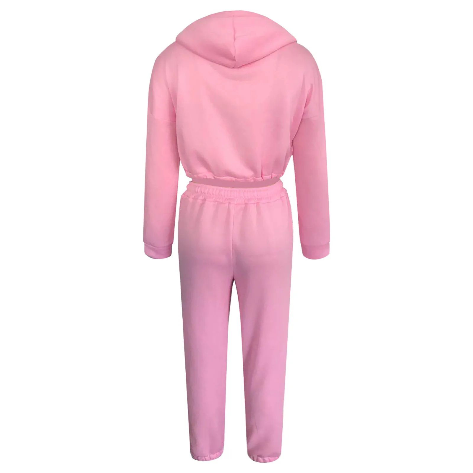 Женский комплект одежды осенние толстовки из двух предметов однотонные