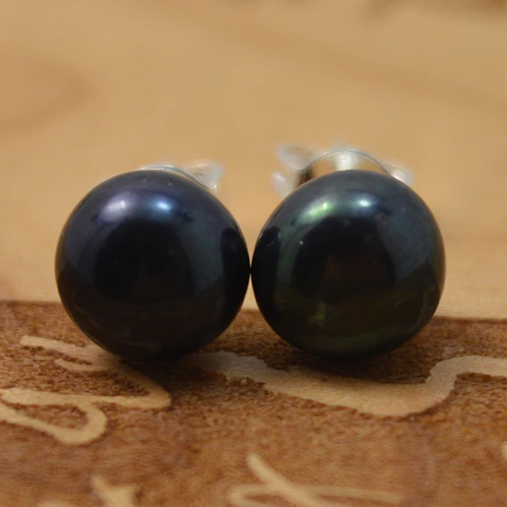 

Женские серьги-гвоздики из серебра 7,5 пробы, с натуральным пресноводным жемчугом