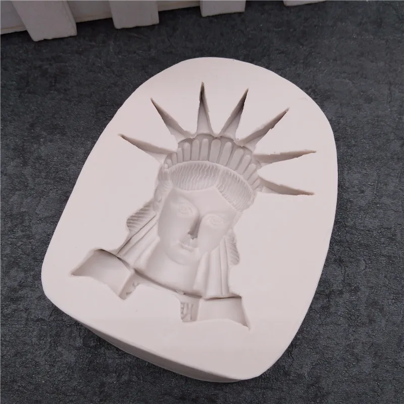 

1pc Statue of Liberty cake mold fondant mold silicone mould cake decorating tools DIY cake baking Tools FTM1973