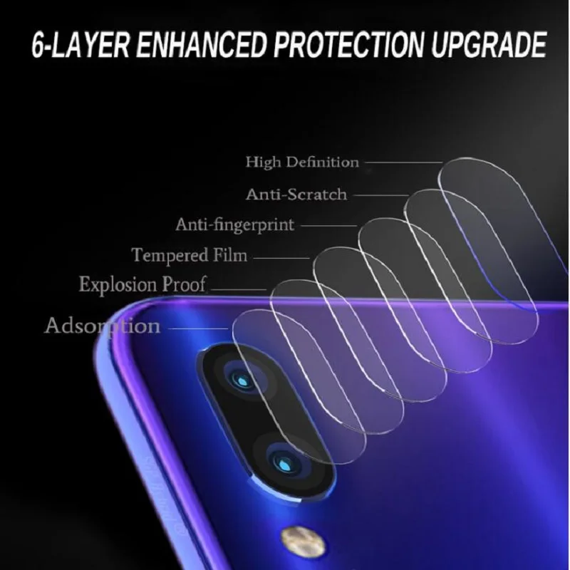 Закаленное стекло 4 в 1 для объектива камеры Xiaomi Redmi 9a 9c Note 9 S Pro Max | Мобильные
