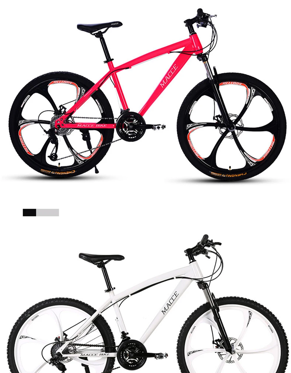 Горный велосипед MTB 21/24/27 Скорость двойной дисковый тормоз 26 дюймов и студенток одного колеса переменной Скорость велосипеда