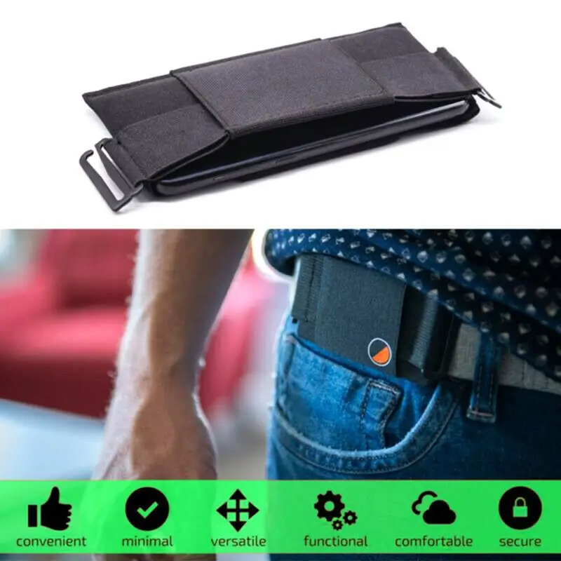 

Pouch Waist Bag The Minimalist Invisible Wallet Mini Pouch Key Card Phone D0UD