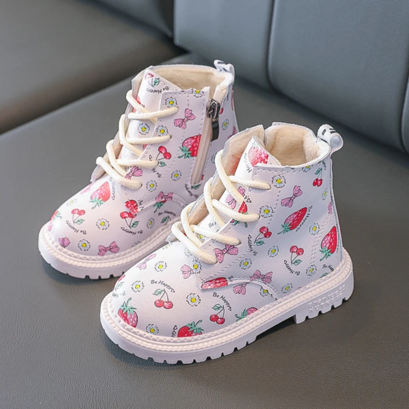 

Fall Winter Boots for Little Girls Faux Fur Black Shoes Kids Pink Princess Boots Warm Waterproof Halloween Christmas Age 4 2t