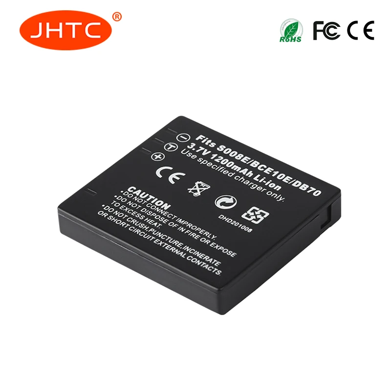 Батарея CGA-S008E CGA-S008A/1B VW-VBJ10 камеры мА/ч. Аккумулятор для цифрового фотоаппарата