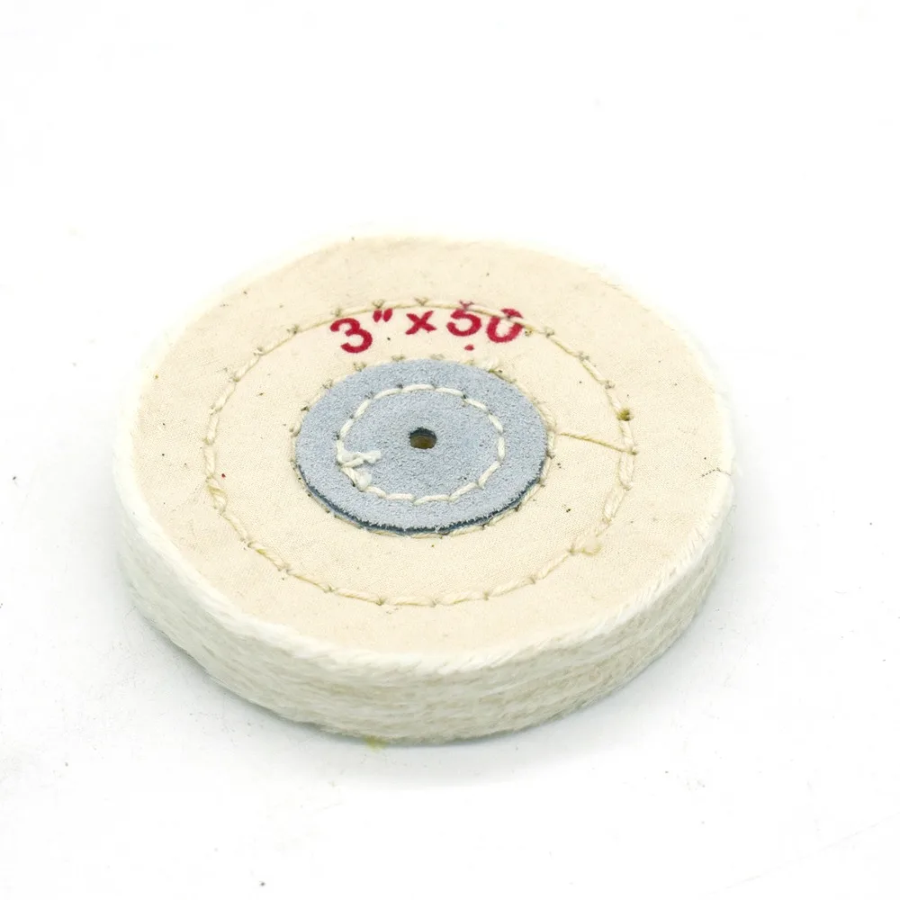 

1 шт. 3-дюймовый круглый полировальный круг, белая ткань, полировальные шлифовальные полировальные диски для ювелирных изделий