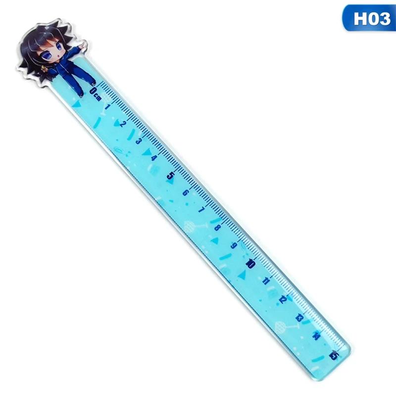 

1Pcs Anime Demon Slayer: Kimetsu No Yaiba Kamado Tanjirou Cosplay Ruler For Office School Kids Students Stationery