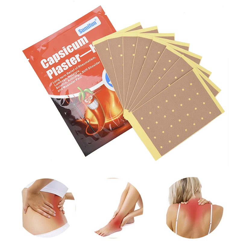 Штукатурка медицинского обслуживания 24 шт./3 сумки Горячие боли Перцовый