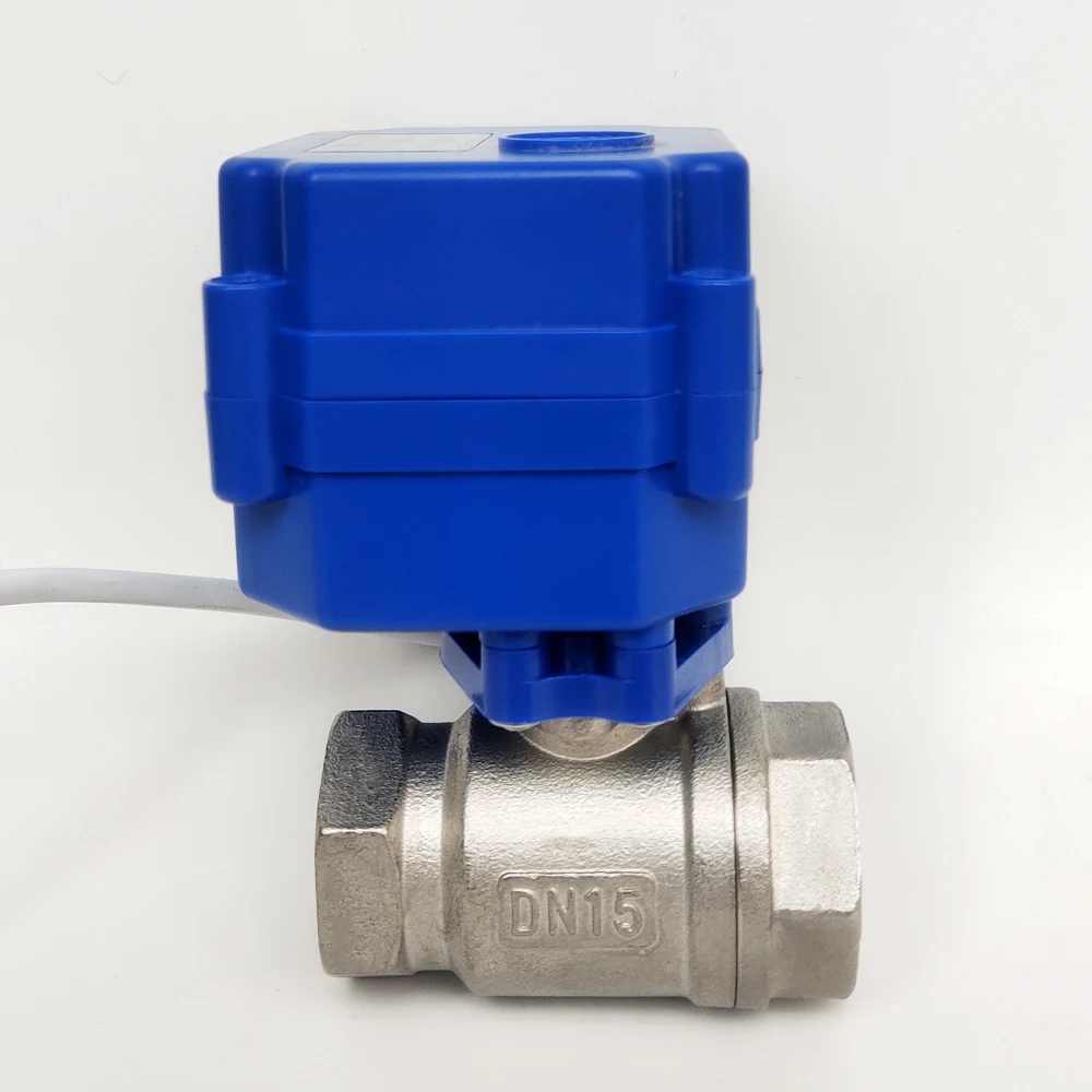 Мини клапан электродвигателя 1/2 дюйма 2 провода (CR04) электроклапан с