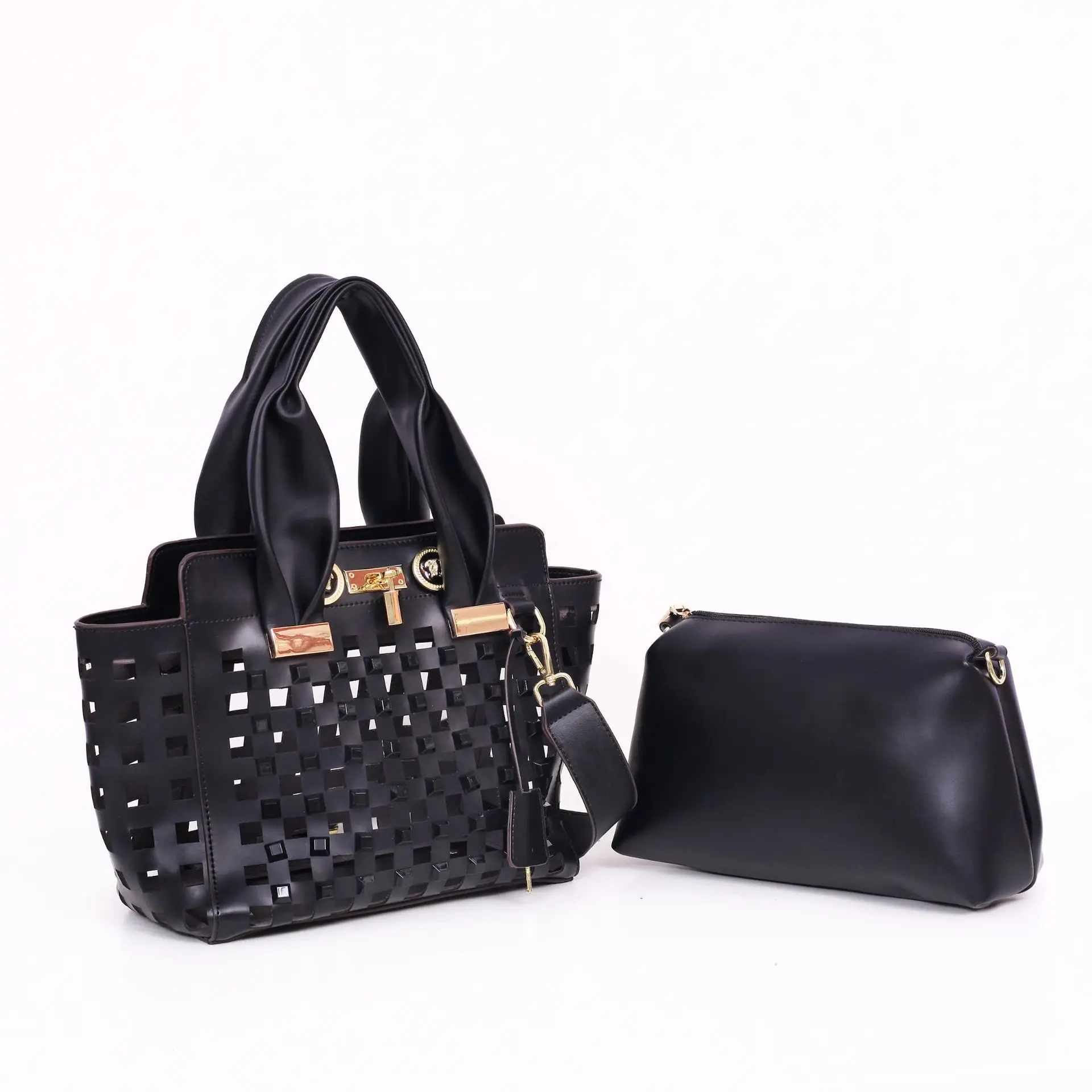 Luxury brand women handbag fashion rock and punk personality Shoulder bags design Ladies Crossbody Bags black | Багаж и сумки