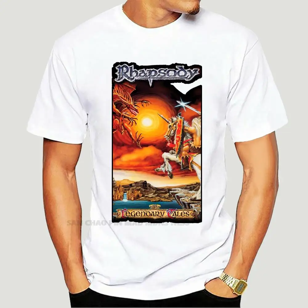 

Men Funy T-shirt Rhapsody Legendary Tales 1997 Rhapsody of Fire tshirs Women T Shirt 5639X