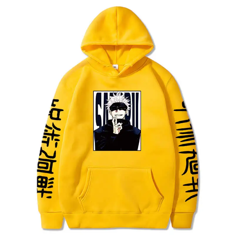 Jujutsu Kaisen Hoodies Anime Harajuku Satoru Gojo Graphic Men/Women Sweatshirts Pullovers Casual Long Sleeves Streetwear Tops