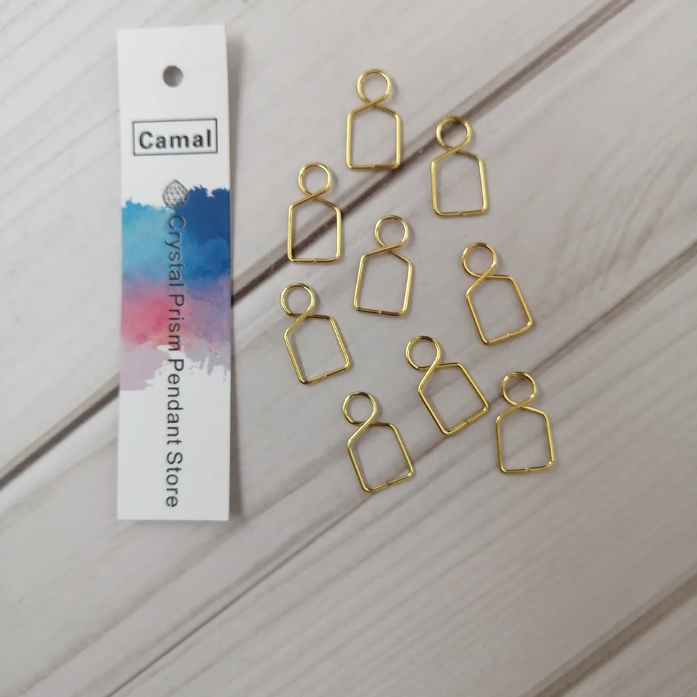 Camal 100 шт. 7*14 мм золотая металлическая пряжка крючок соединитель для подвешивания