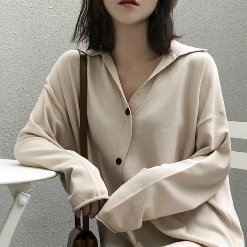 Новинка 2019 женские платья осень зима одинарной вязки повседневные Прямые с