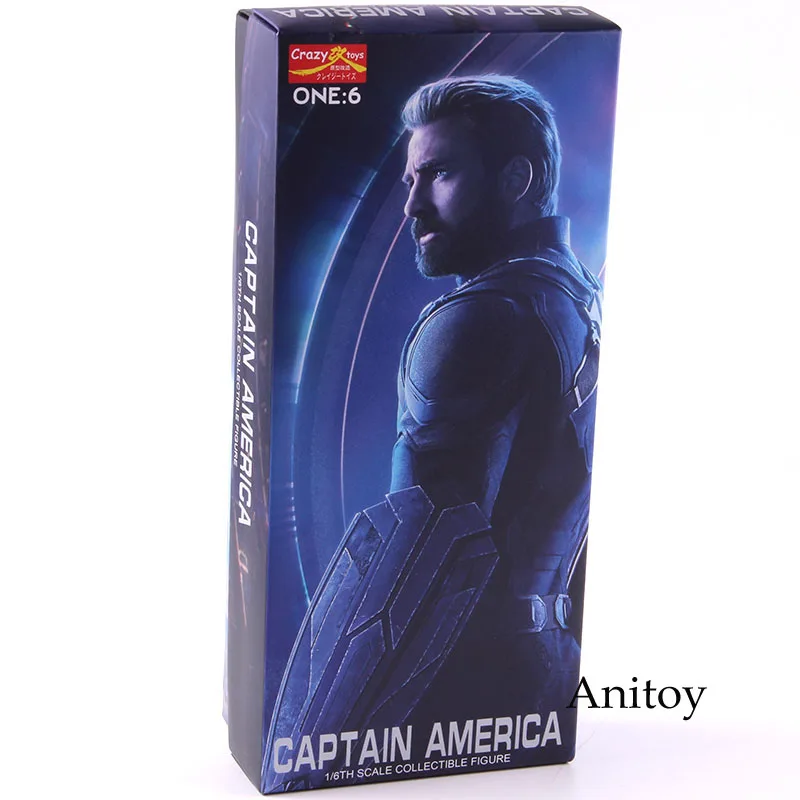 1/6th весы Сумасшедшие игрушки фигурка Статуэтка Мстители завершающей Капитан Америка рисунок с героями комиксов Марвел, движущаяся фигурка, Коллекционная модель, игрушка
