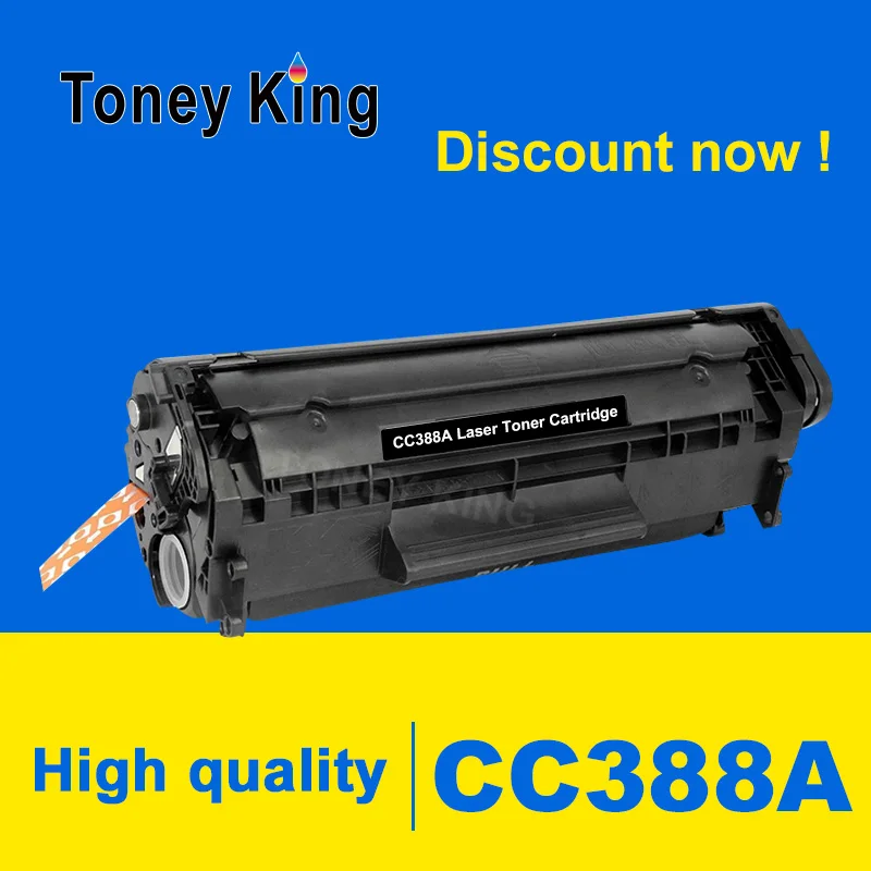 Тонер картридж Toney King CC388A 88A 388A совместимый с принтером HP LaserJet P1007 P1008 P1106 P1108 Pro M1136