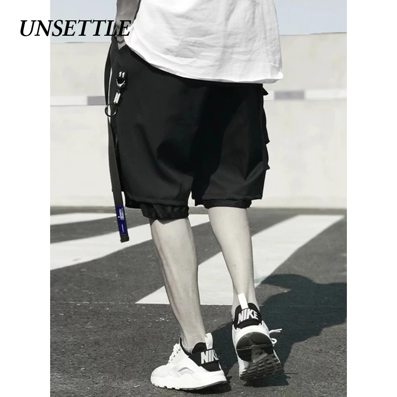 Мужские эластичные шорты UNSETTLE повседневные уличные в стиле Харадзюку спортивные