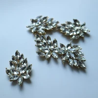 5pcs diy rhinestone supplies for jewelry clothing alloy metal craft supplies artesanato costura beads flower sewing accessories