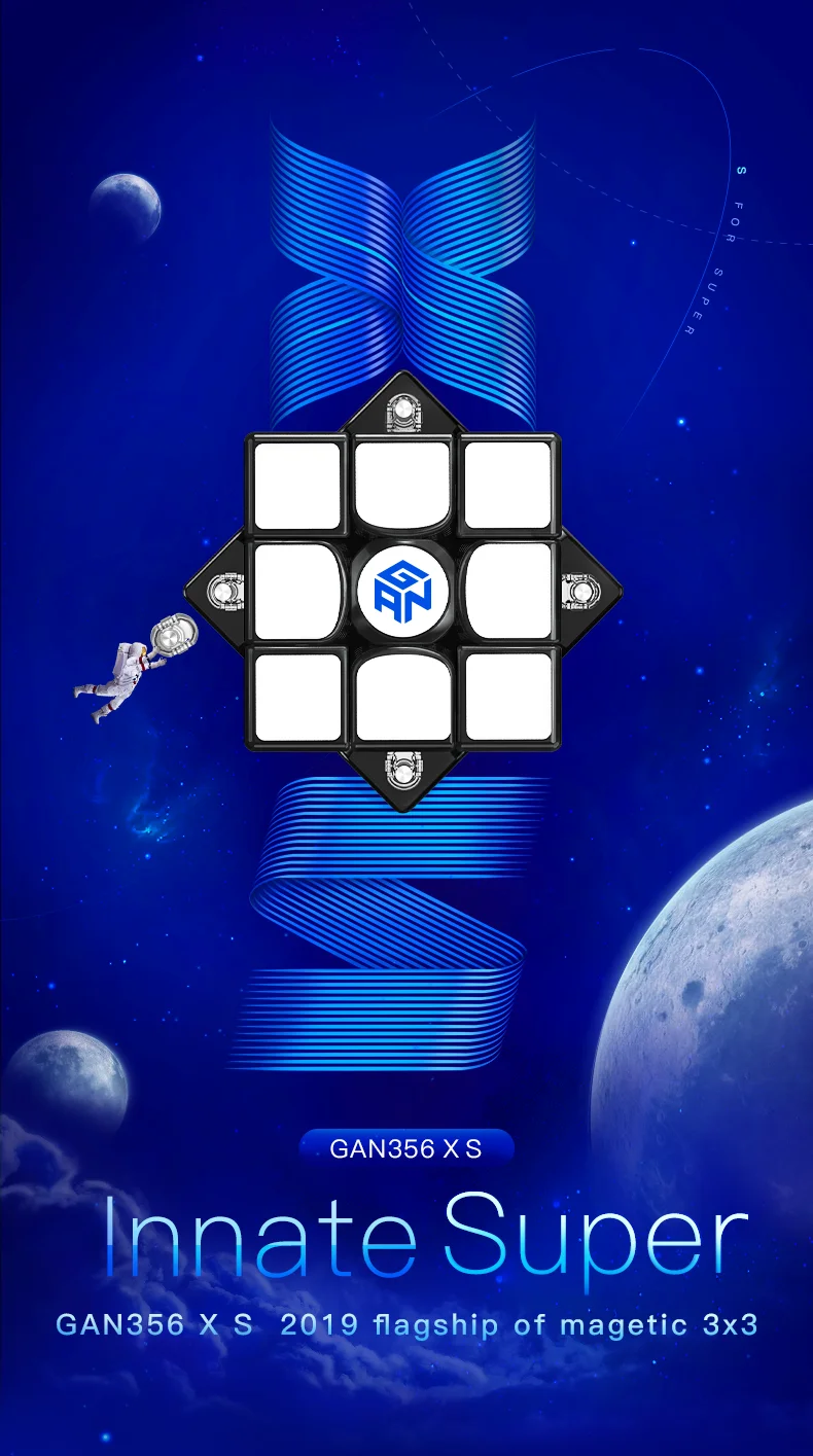 Gan354M 3x3x3 Магнитный куб Gan356 air SM X R S GAN XS RS 356 354 RSC GAN354 M 3x3 магический скоростной куб, развивающие игрушки