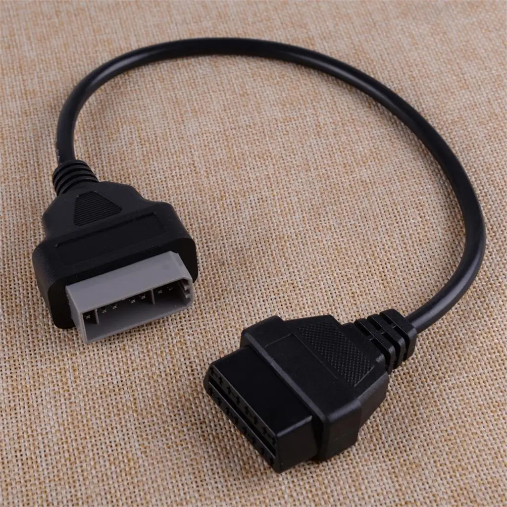 DWCX Высокое качество 28 см черный от 14 до 16 Pin OBD2 разъем адаптера диагностический