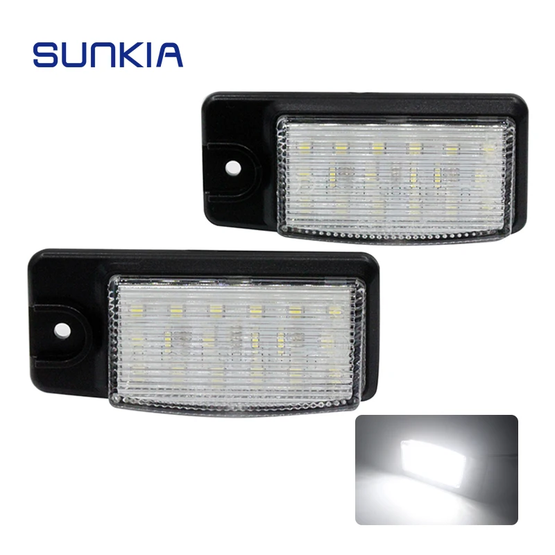 SUNKIA светодиодный светильник номерного знака для Infinit FX35/FX37/FX50/QX70 2 шт./компл.