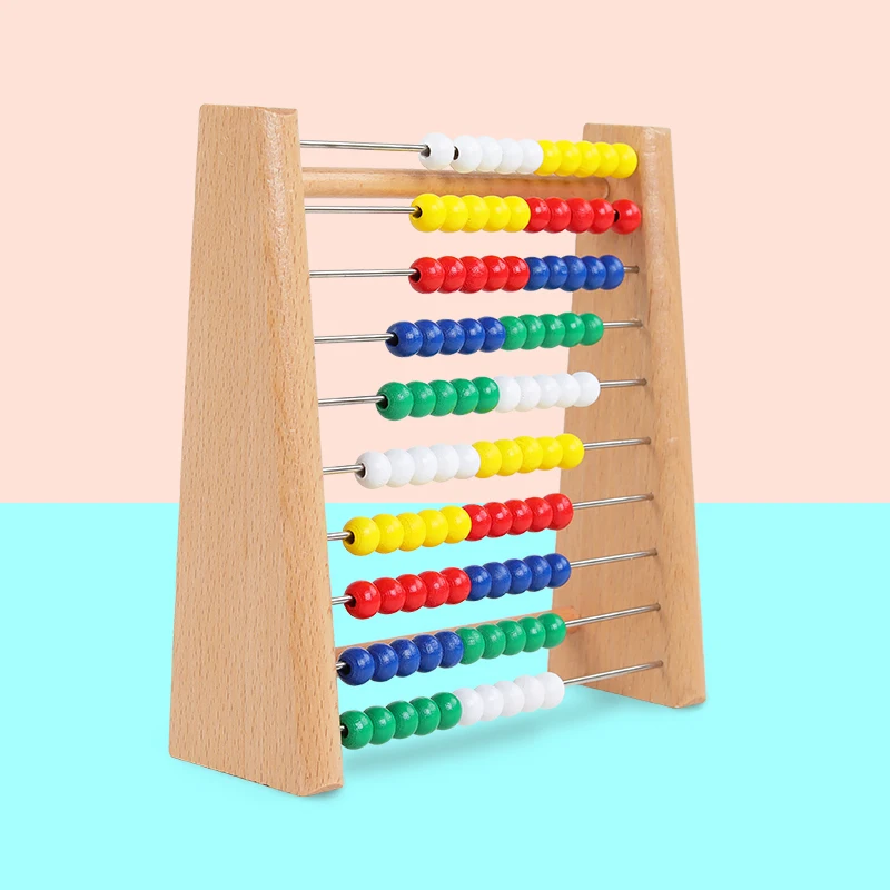 Wooden Abacus Baby Math Toys Mathematics Calculation Frame Early Learning Montessori Educational For Children | Игрушки и хобби