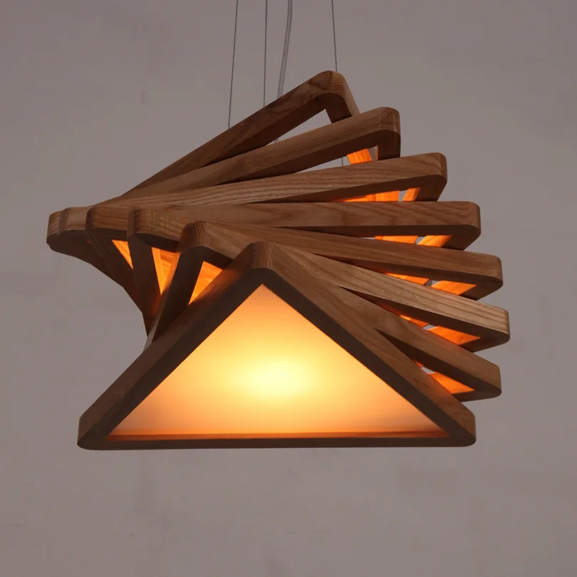 

Скандинавский японский деревянный подвесной светильник, подвесной светильник для столовой, ресторана, бара, подвесной светильник