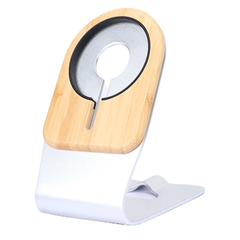 phone stand for wooden magnetic charger desk wireless charging holder r7uc free global shipping
