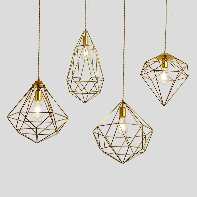 Скандинавский промышленный стиль подвесные светильники ретро современный