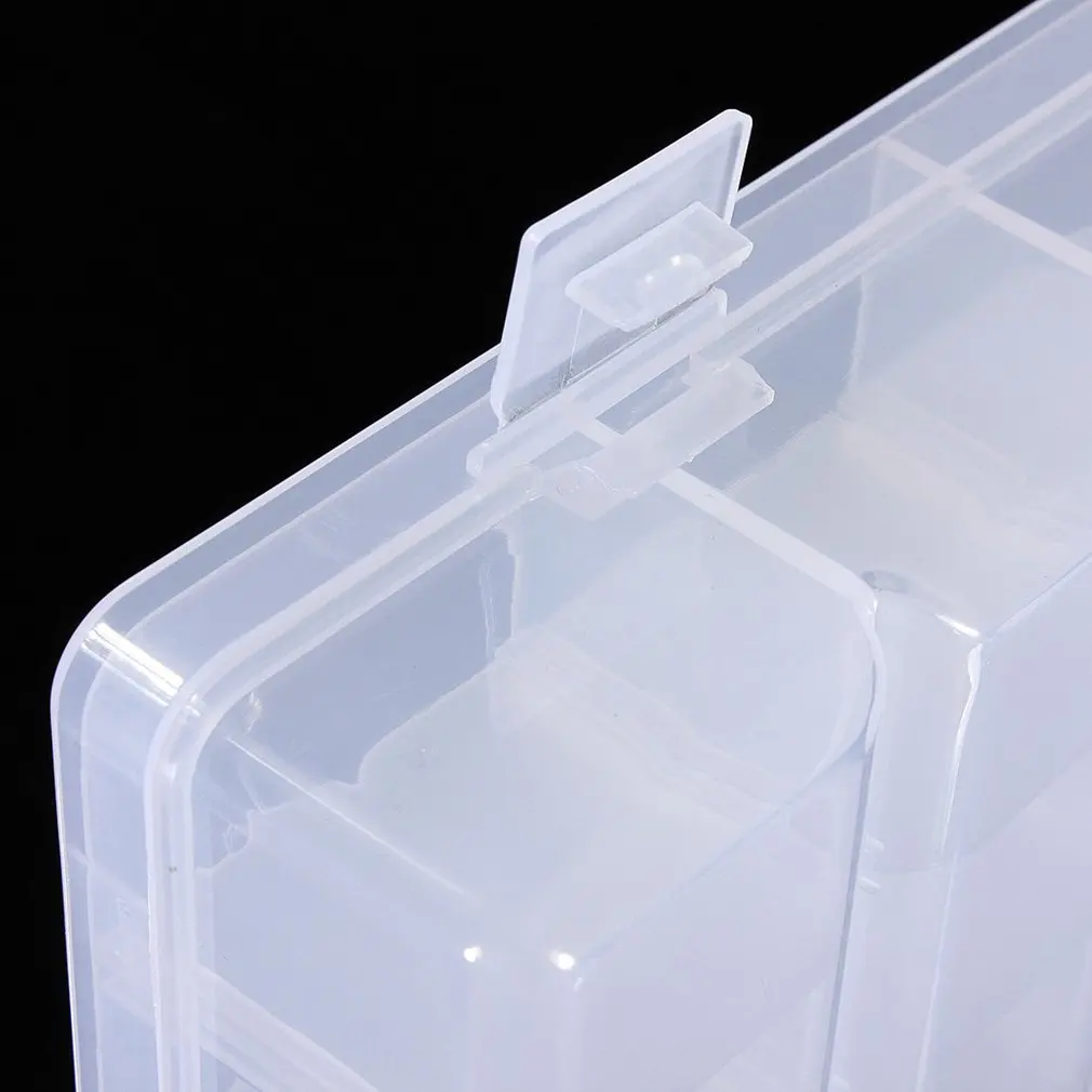 

36 grid transparent storage box jewelry tool box Food grade PP material storage box plastic parts storage box