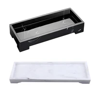 rectangular bathroom storage tray decorative toilet vanity tray resin kitchen sink trays for home living room bedroom