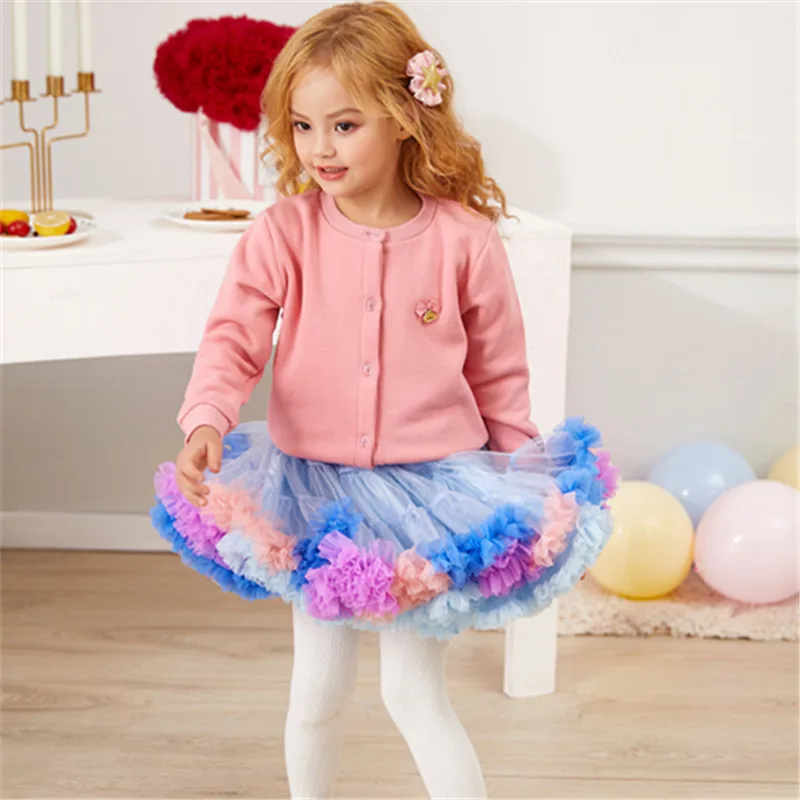 

Yoliyolei Cute Tutu Dress Puffy Dance Dress Elastic Waist Holidays Party Casual Dress Summer Girls Ball Gown Clothes