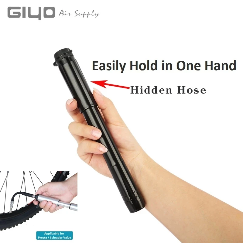Насос для шин Giyo 120PSI скрытая труба |