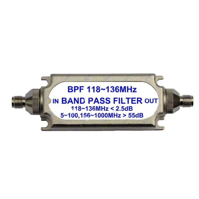 TZT SMA Bandpass Filter BPF 118 136MHz Band Pass Для авиационного диапазона|Смарт-гаджеты| |