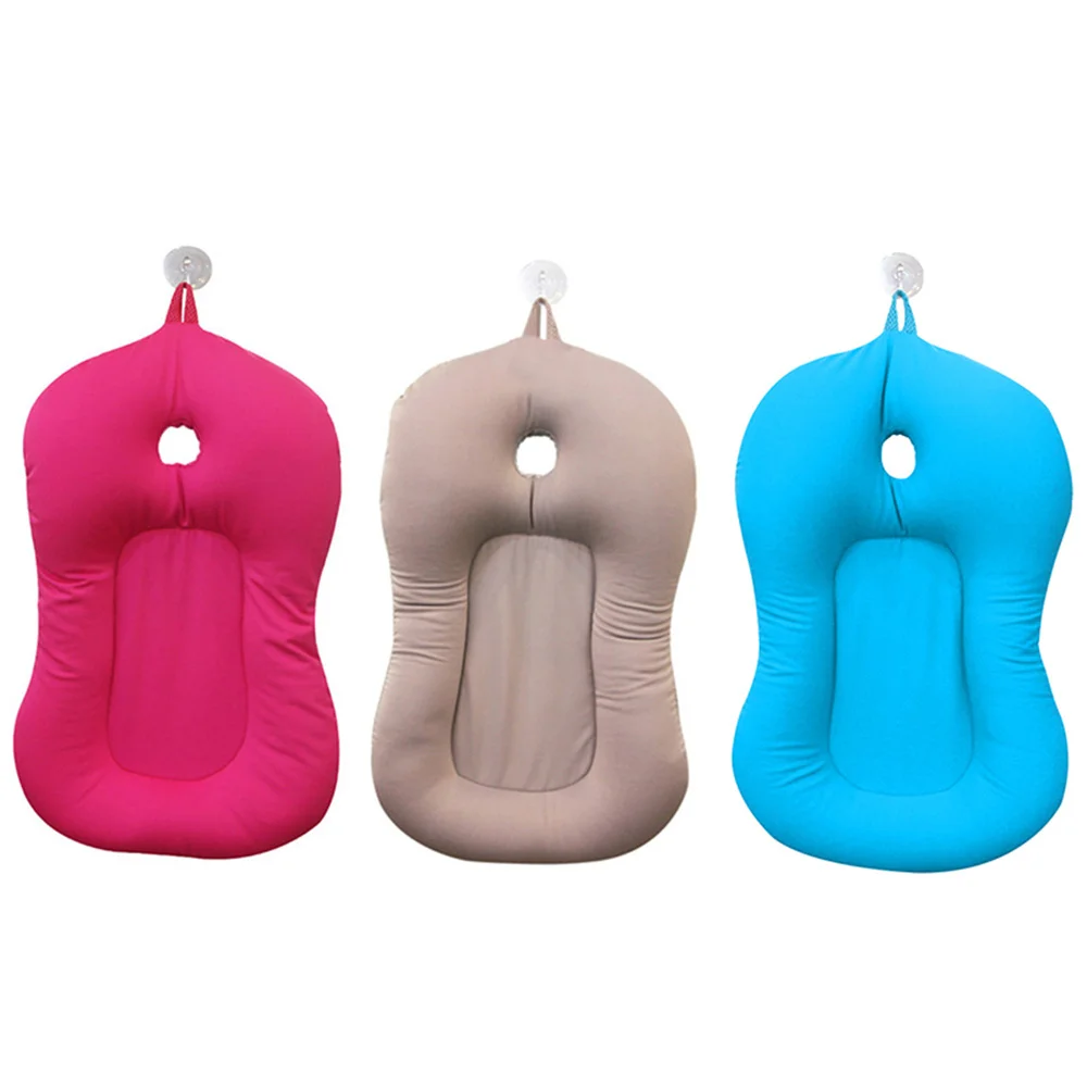 Новорожденных детские стойки для ванной комнаты Нескользящая накладка на голову