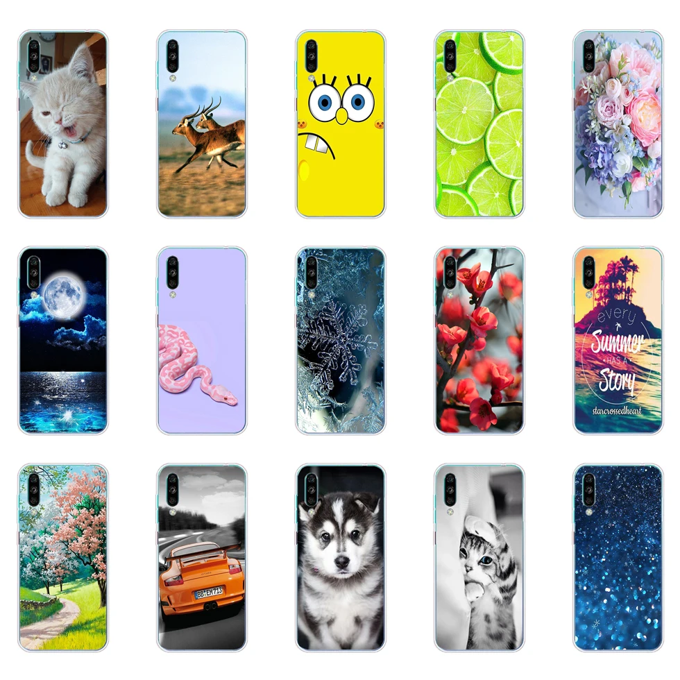 For ZTE Blade A7 2020 Case 6.08''inch Fashion silicone Soft TPU Cute Back Cases for A5 Phone Cover Coque 2 |