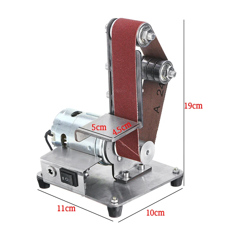 Mini DIY Belt Sander Sanding Grinding Machine Abrasive Belts Grinder Polishing S7 | Инструменты
