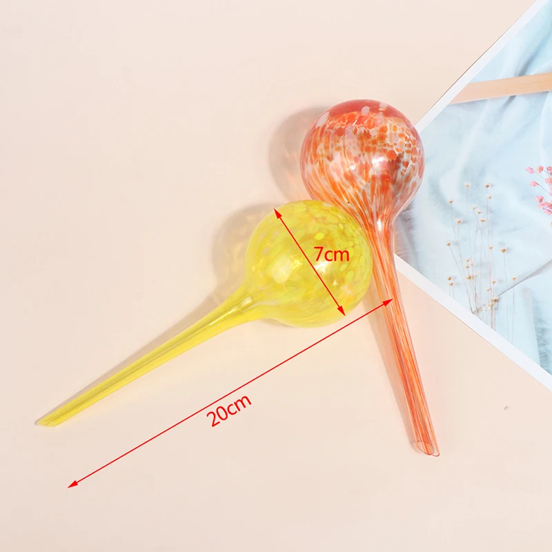 

Automatic Drip Irrigation Glass Ball Watering Flower Plant For Home Travel