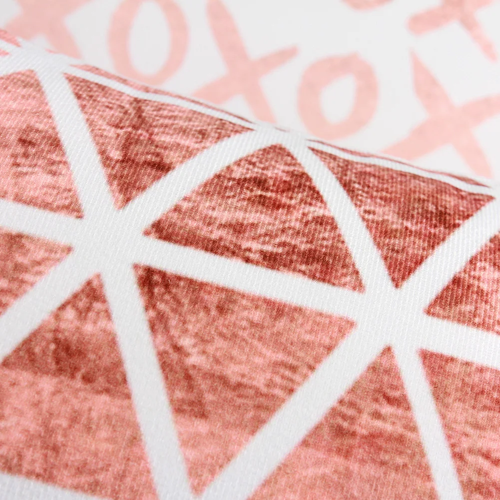 

Geometric Cushion Cover Modern Pink Pillow Case Throw Pillow Cover Christmas Decorative For Sofa Couch Car Chair 30x50cm 1pc