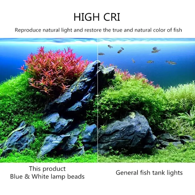 Светодиодный светильник для аквариума водного растения светодиодный | Дом и сад