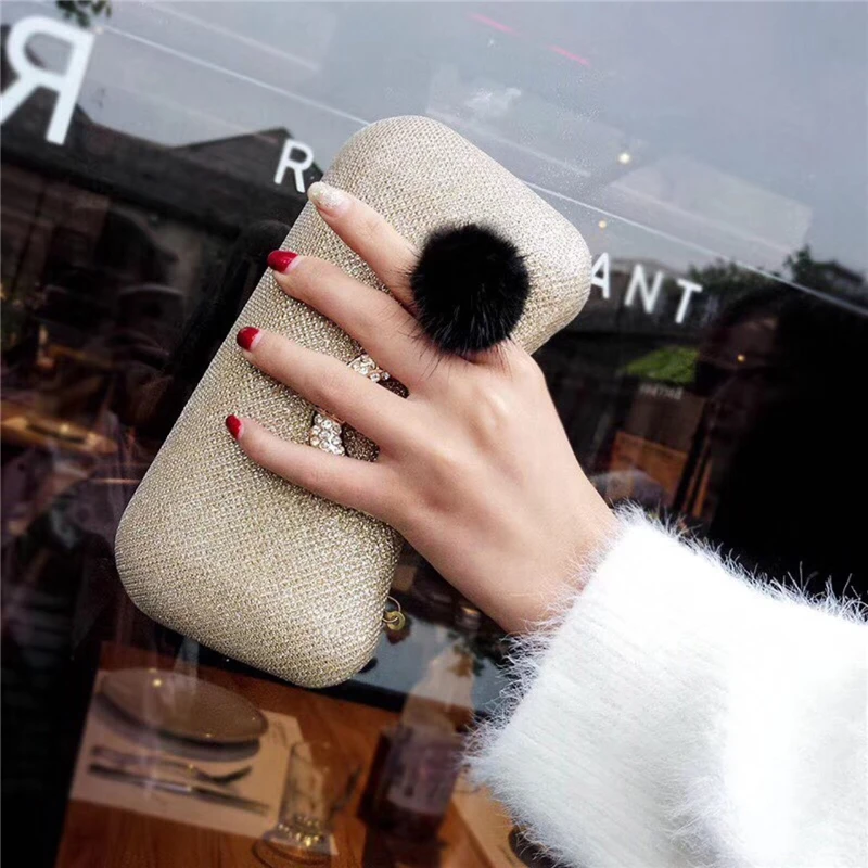 Кольцо с помпон для женщин и девушек милое пушистое кольцо из меха норки