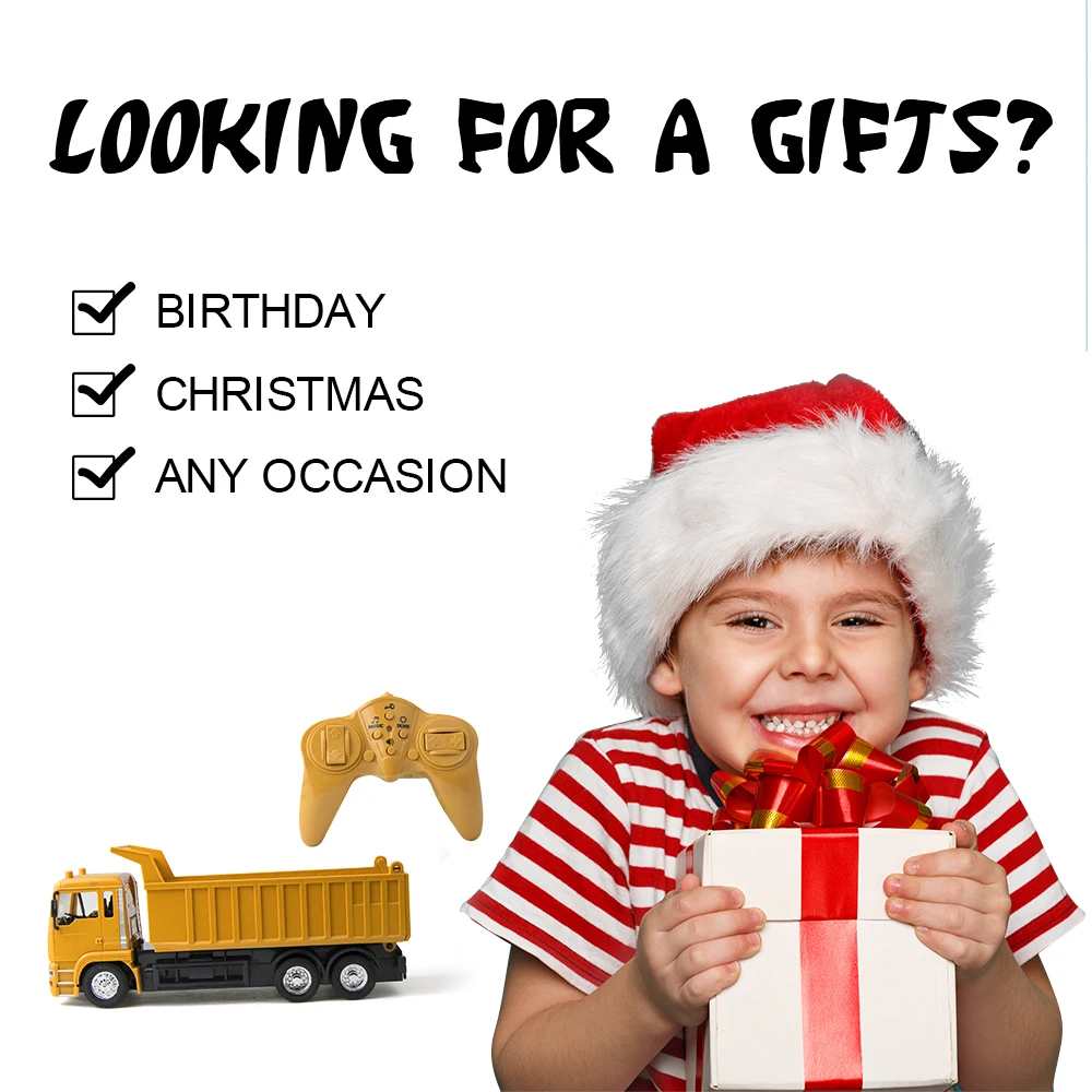 rc инженерный грузовик с диста